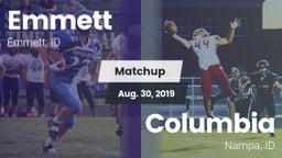 Matchup: Emmett  vs. Columbia  2019