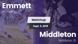 Matchup: Emmett  vs. Middleton  2019