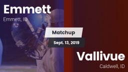 Matchup: Emmett  vs. Vallivue  2019