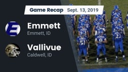 Recap: Emmett  vs. Vallivue  2019