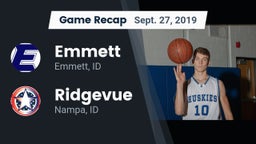 Recap: Emmett  vs. Ridgevue  2019