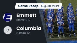 Recap: Emmett  vs. Columbia  2019