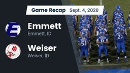 Recap: Emmett  vs. Weiser  2020