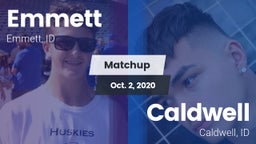 Matchup: Emmett  vs. Caldwell  2020