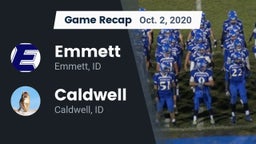 Recap: Emmett  vs. Caldwell  2020