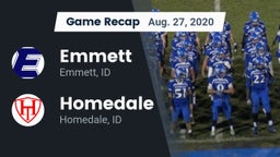 Recap: Emmett  vs. Homedale  2020