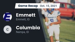 Recap: Emmett  vs. Columbia  2021