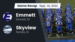 Recap: Emmett  vs. Skyview  2022