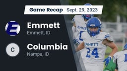 Recap: Emmett  vs. Columbia  2023