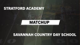 Matchup: Stratford Academy vs. Savannah Country Day School 2016