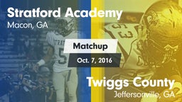 Matchup: Stratford Academy vs. Twiggs County  2016