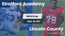 Matchup: Stratford Academy vs. Lincoln County  2017