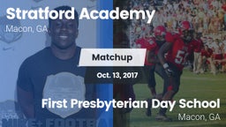 Matchup: Stratford Academy vs. First Presbyterian Day School 2017
