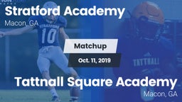 Matchup: Stratford Academy vs. Tattnall Square Academy  2019