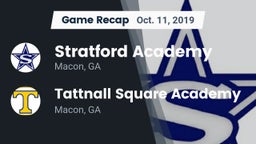 Recap: Stratford Academy  vs. Tattnall Square Academy  2019
