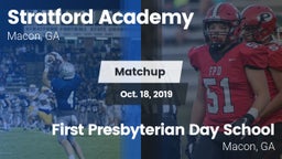Matchup: Stratford Academy vs. First Presbyterian Day School 2019