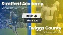Matchup: Stratford Academy vs. Twiggs County  2019