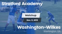 Matchup: Stratford Academy vs. Washington-Wilkes  2019
