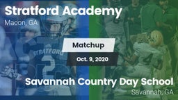 Matchup: Stratford Academy vs. Savannah Country Day School 2020