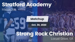 Matchup: Stratford Academy vs. Strong Rock Christian  2020