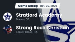 Recap: Stratford Academy  vs. Strong Rock Christian  2020