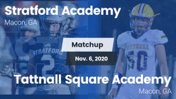 Matchup: Stratford Academy vs. Tattnall Square Academy  2020