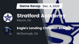 Recap: Stratford Academy  vs. Eagle's Landing Christian Academy  2020