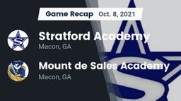 Recap: Stratford Academy  vs. Mount de Sales Academy  2021