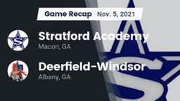 Recap: Stratford Academy  vs. Deerfield-Windsor  2021