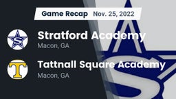 Recap: Stratford Academy  vs. Tattnall Square Academy  2022