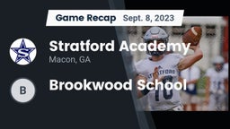 Recap: Stratford Academy  vs. Brookwood School 2023