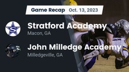 Recap: Stratford Academy  vs. John Milledge Academy  2023