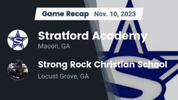 Recap: Stratford Academy  vs. Strong Rock Christian School 2023