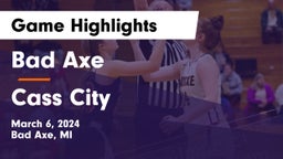 Bad Axe  vs Cass City  Game Highlights - March 6, 2024