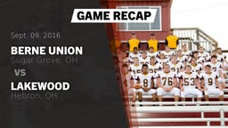 Recap: Berne Union  vs. Lakewood  2016