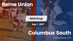 Matchup: Berne Union High vs. Columbus South  2017
