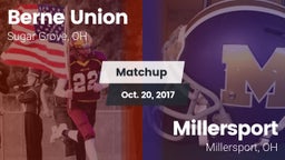 Matchup: Berne Union High vs. Millersport  2017