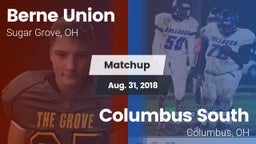 Matchup: Berne Union High vs. Columbus South  2018
