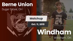 Matchup: Berne Union High vs. Windham  2019