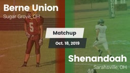 Matchup: Berne Union High vs. Shenandoah  2019