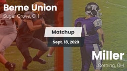 Matchup: Berne Union High vs. Miller  2020