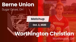 Matchup: Berne Union High vs. Worthington Christian  2020