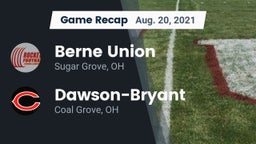 Recap: Berne Union  vs. Dawson-Bryant  2021