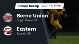 Recap: Berne Union  vs. Eastern  2022