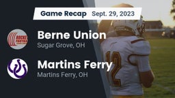 Recap: Berne Union  vs. Martins Ferry  2023