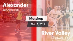 Matchup: Alexander High vs. River Valley  2016