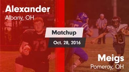 Matchup: Alexander High vs. Meigs  2016