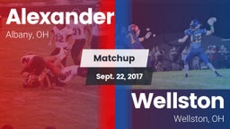 Matchup: Alexander High vs. Wellston  2017