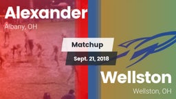 Matchup: Alexander High vs. Wellston  2018