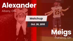 Matchup: Alexander High vs. Meigs  2018